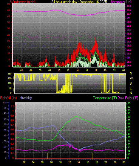24 Hour Graph for Day 16