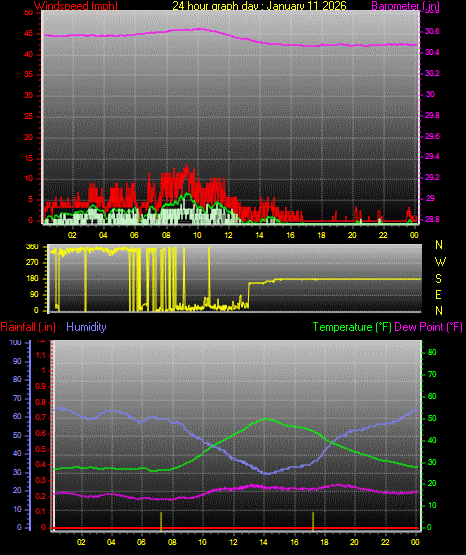 24 Hour Graph for Day 11