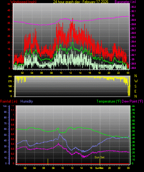 24 Hour Graph for Day 17