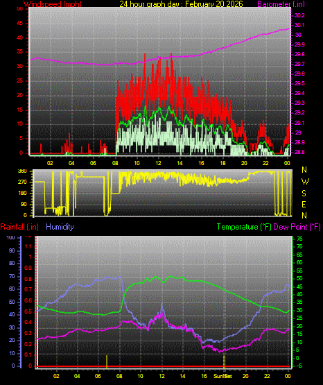 24 Hour Graph for Day 20