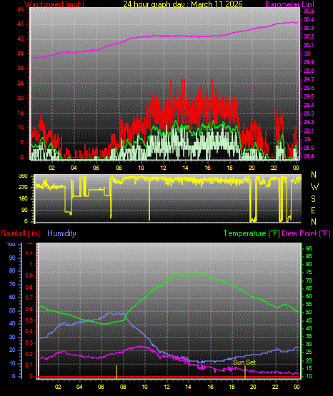 24 Hour Graph for Day 11