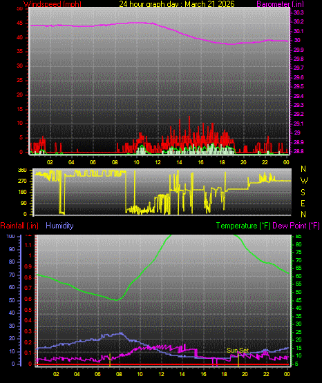 24 Hour Graph for Day 21