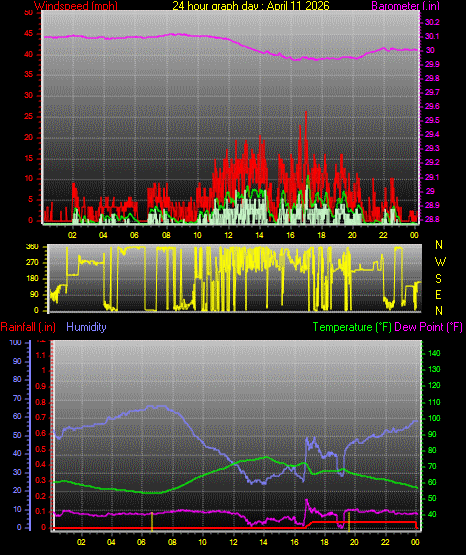 24 Hour Graph for Day 11