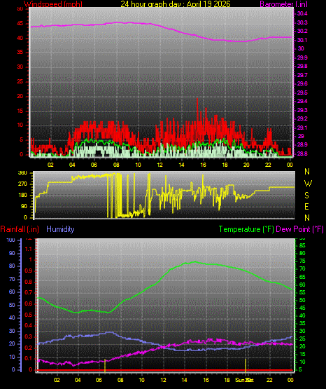 24 Hour Graph for Day 19