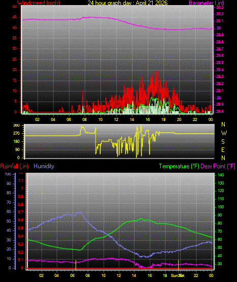 24 Hour Graph for Day 21