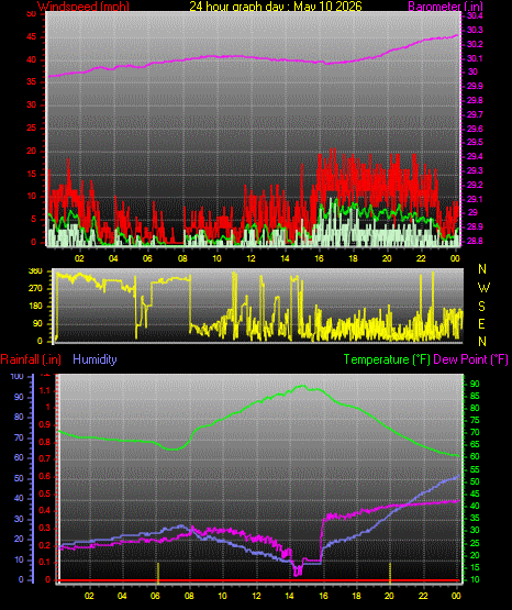 24 Hour Graph for Day 10