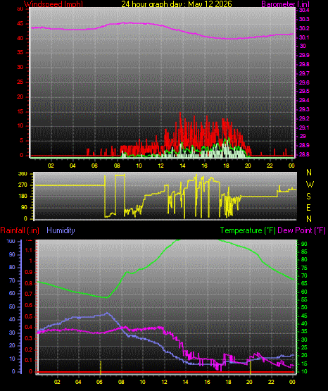 24 Hour Graph for Day 12
