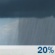 This Afternoon: A slight chance of rain showers after 5pm. Partly sunny. High near 63, with temperatures falling to around 58 in the afternoon. South wind 5 to 10 mph. Chance of precipitation is 20%. New rainfall amounts less than a tenth of an inch possible. This Afternoon: Slight Chance Rain Showers