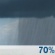 This Afternoon: Rain showers likely. Cloudy. High near 52, with temperatures falling to around 44 in the afternoon. Northeast wind around 10 mph. Chance of precipitation is 70%. New rainfall amounts less than a tenth of an inch possible. This Afternoon: Rain Showers Likely